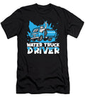 Funny Truck Driver Rig Trucker Trucking Water Truck Driver Crazy Squirrel T-Shirt