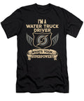 Funny Truck Driver Rig Trucking Trucker Water Truck Driver Crazy Squirrel T-Shirt