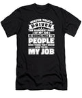 Funny Truck Driver Trucker Rig Trucking Water Truck Driver Crazy Squirrel T-Shirt