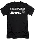 Funny Trucker Job Trucking Career Simple Man Lukas Davis T-Shirt
