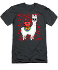 Funny Valentines Day 2021 Alpaca Llama for Boys Girls Alinav Bray T-Shirt