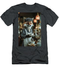 Funny Vintage Barista Fox Matthias Hauser T-Shirt