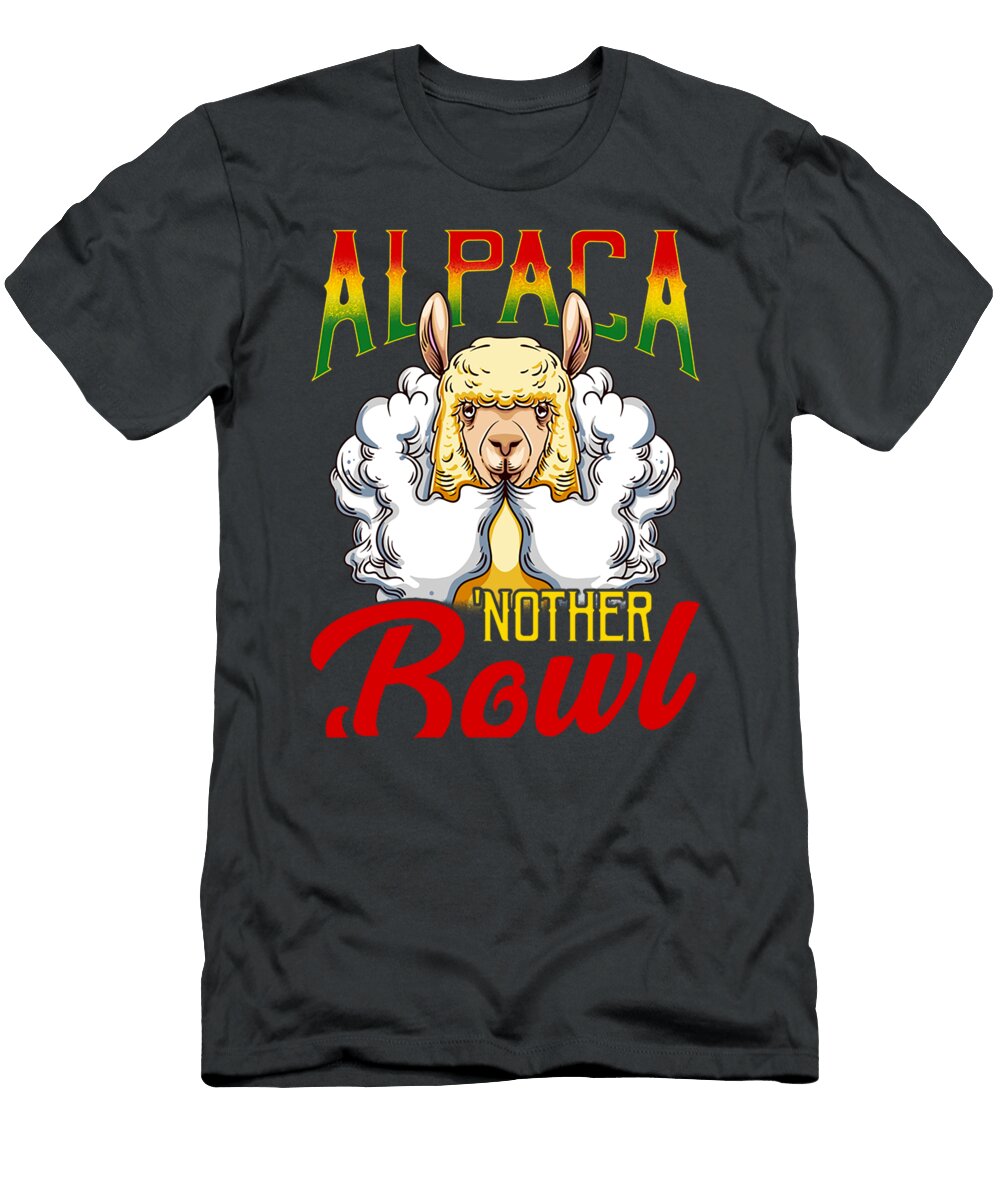 Funny Weed Smoker Alpaca Nother Bowl Azizk Annis T-Shirt