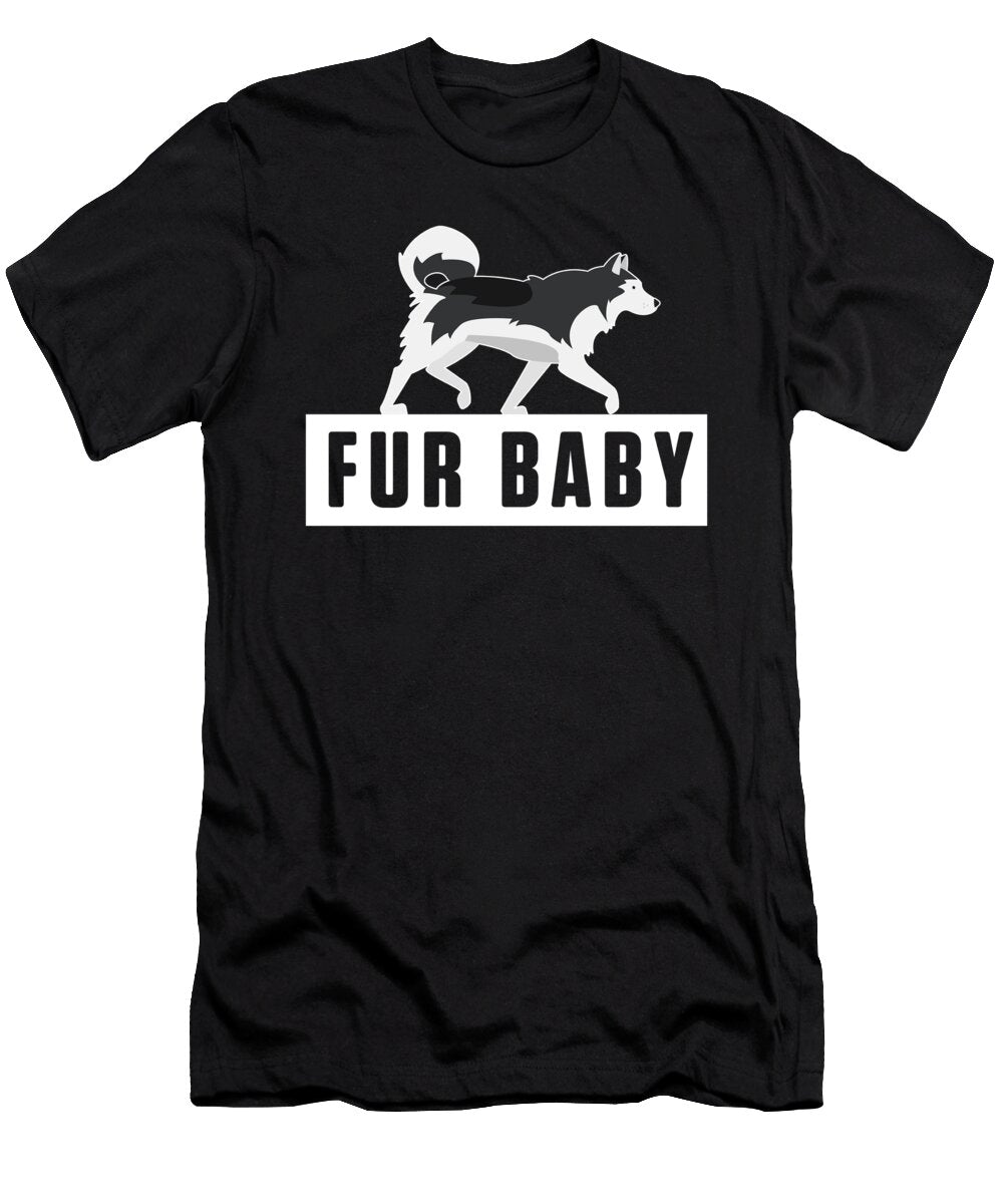 Fur Baby Siberian Husky Huskies Dog Breed Pet Gift Thomas Larch T-Shirt