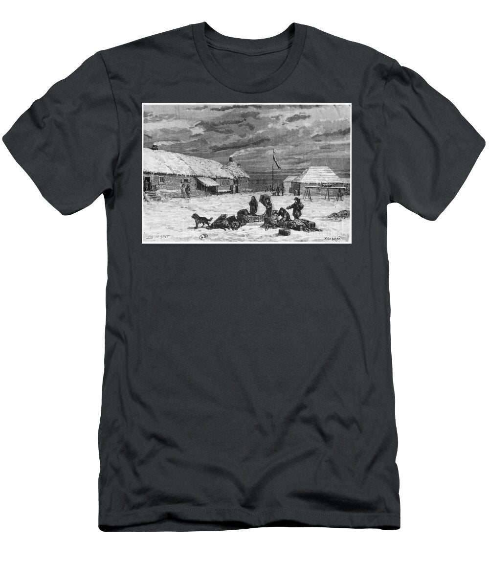 Fur Trade in Alaska Fort Saint Michel 1867 Henri Theophile Hildibrand T-Shirt