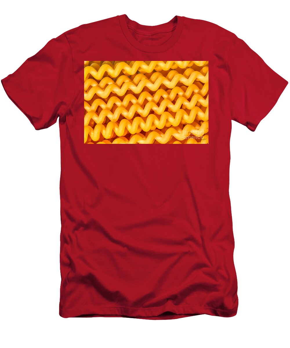 Fusilli Bucati Lunghi Dried Pasta Bruce Block T-Shirt
