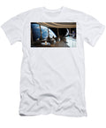 Futuristic Space Lounge with Earth View the Luxury Art Collection T-Shirt