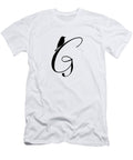 G in Black Bird and Script Custom Home Fashions T-Shirt