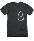 G in Light Gray Simple Script Custom Home Fashions T-Shirt