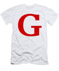 G in Red Typewriter Style Custom Home Fashions T-Shirt