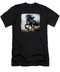 Gallopping Friesian Horse Elisabeth Lucas T-Shirt