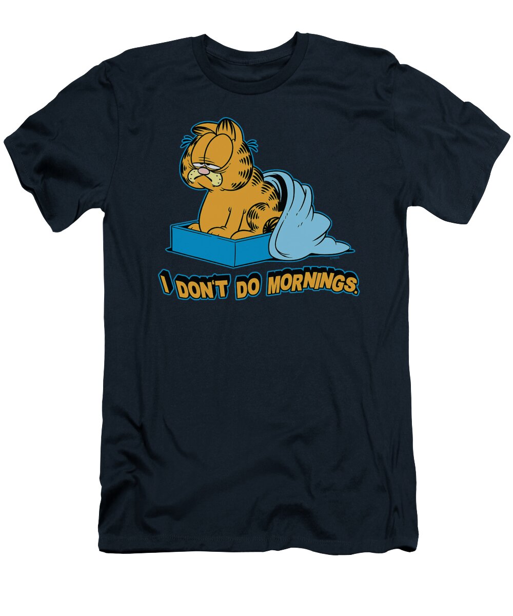 Garfield I Dont Do Mornings Brand a T-Shirt