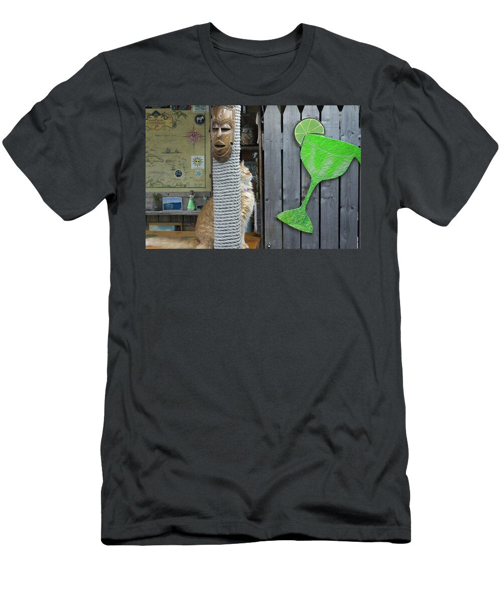 George At the Pickled Parrot Randall Saltys T-Shirt