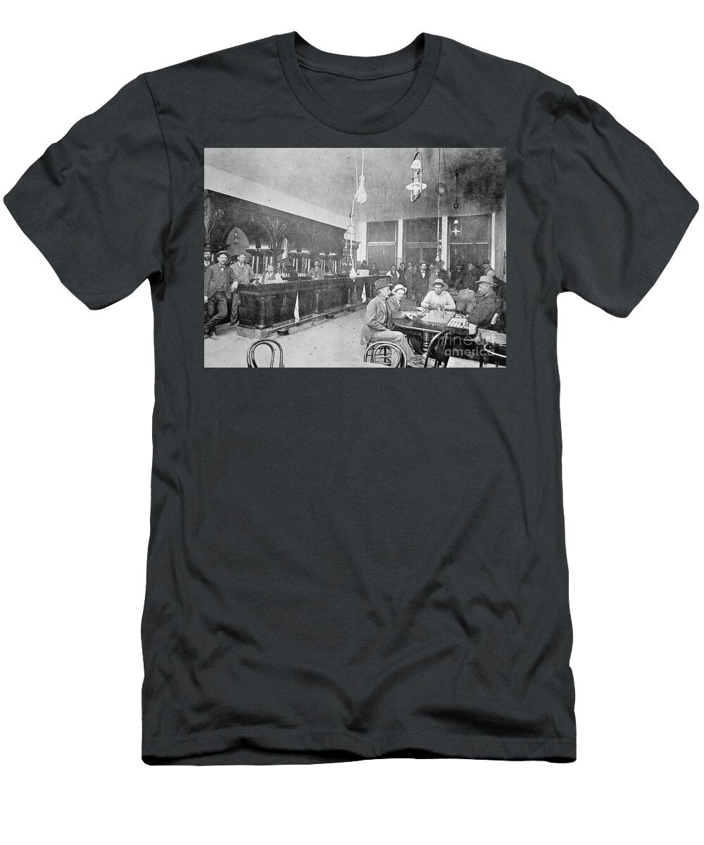George Lamans Saloon in Jerome Arizona Territory 1897 American Photographer T-Shirt