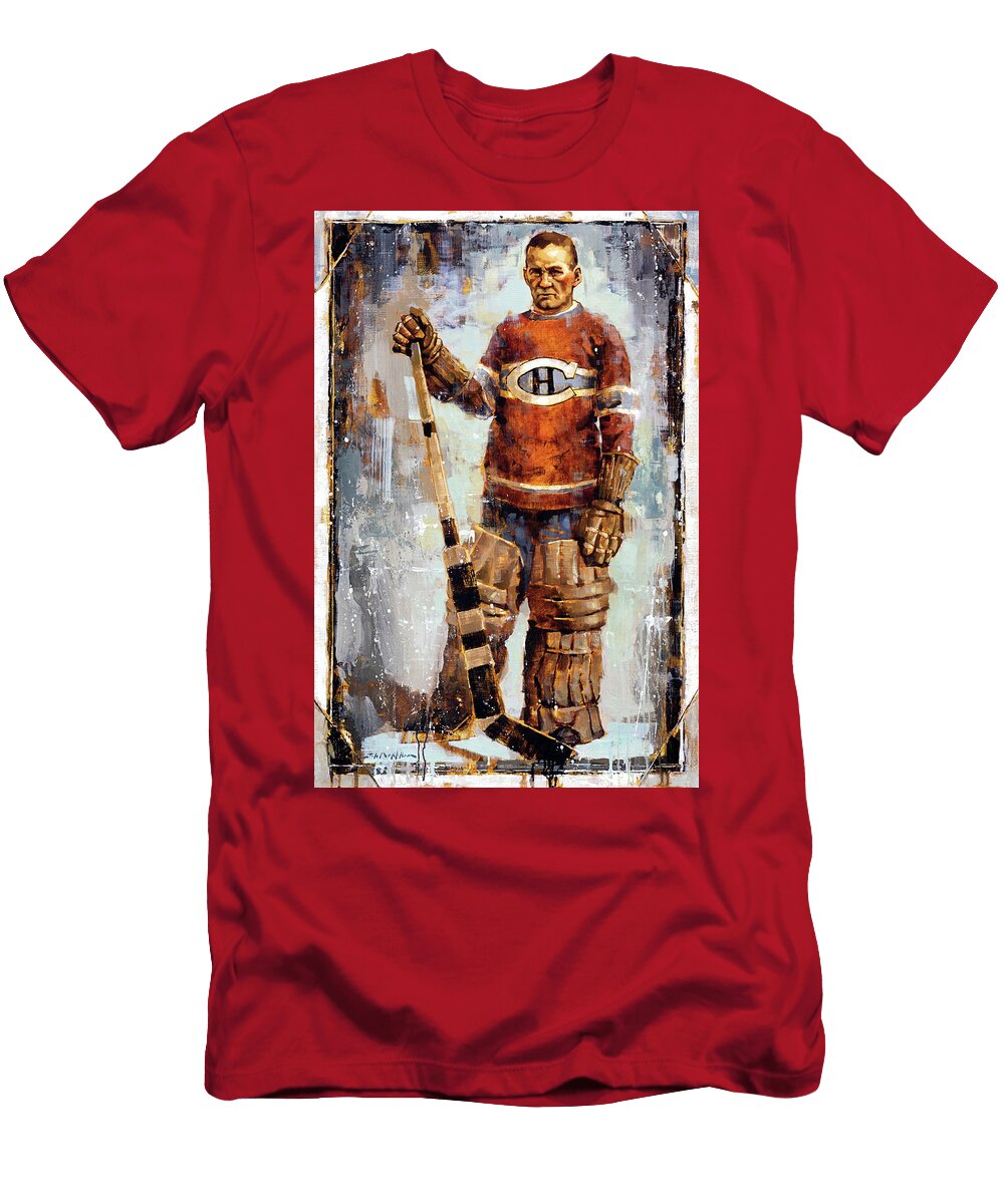 Georges Vezina Montreal Canadiens J Markham T-Shirt