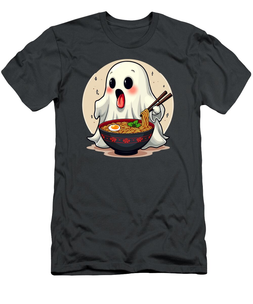 Ghost Eats Ramen Joanna Redesiuk T-Shirt
