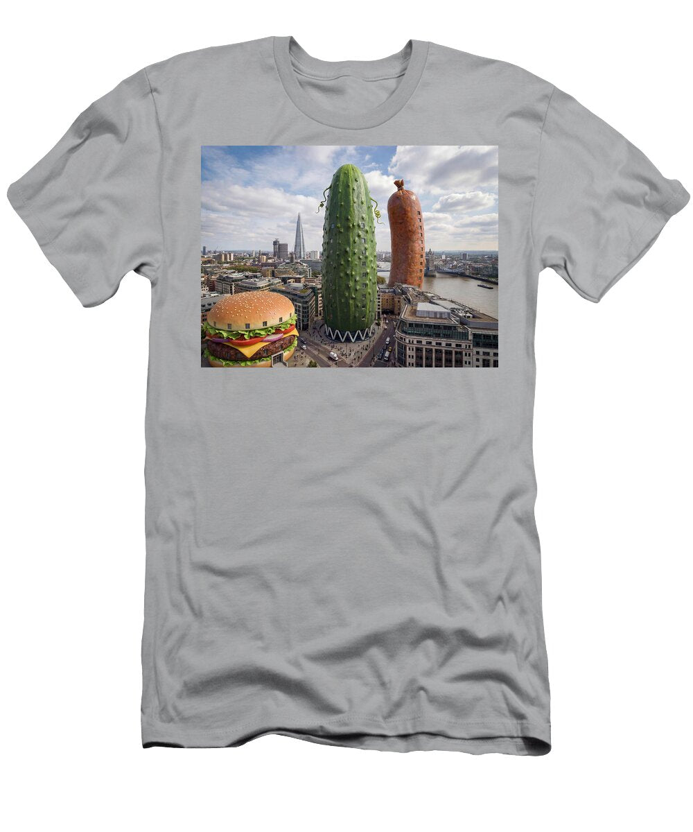 Giant Foods in Urban Skyline Ego Crash T-Shirt