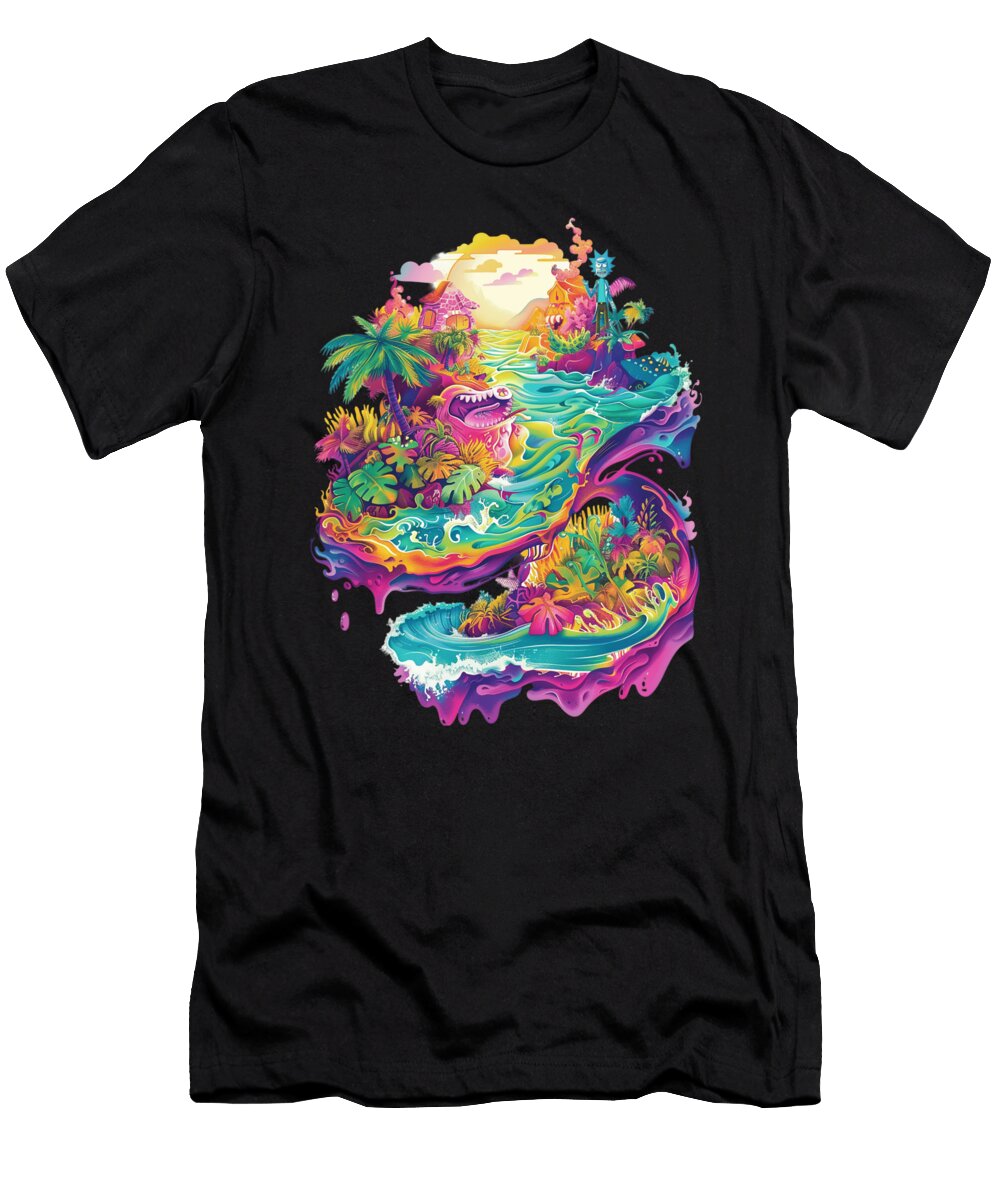 Giant Telepathic Spiders Truce Doris Santiago Art T-Shirt