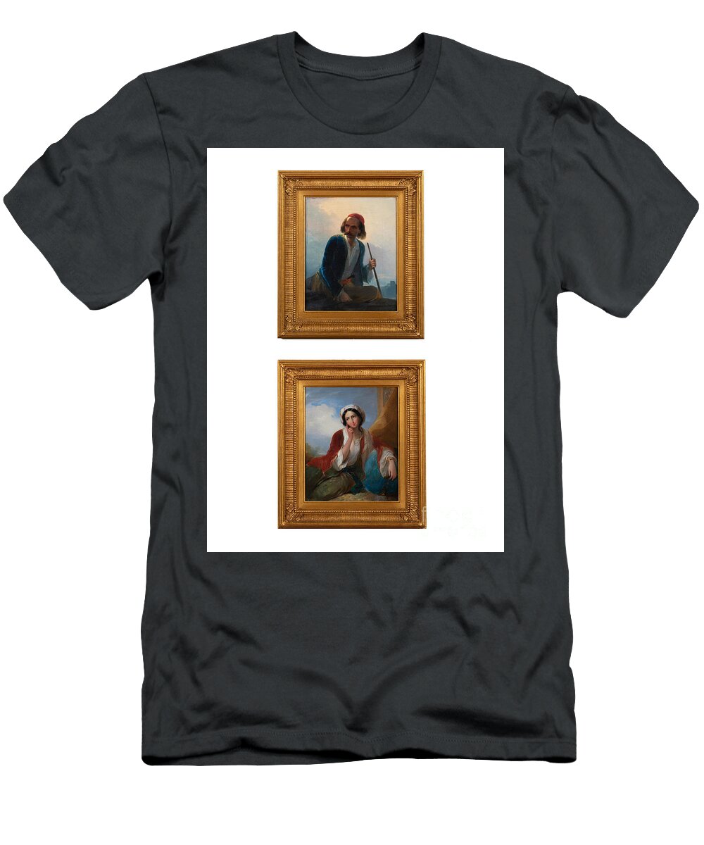 Giovanni Marghinotti Italian 1798 1865 Artistic Rifki T-Shirt