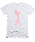 Girl Basketball Kid Sport Watercolor Gift White Lotus T-Shirt