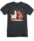 Girl Dancing with Alpaca Amir Faysal T-Shirt