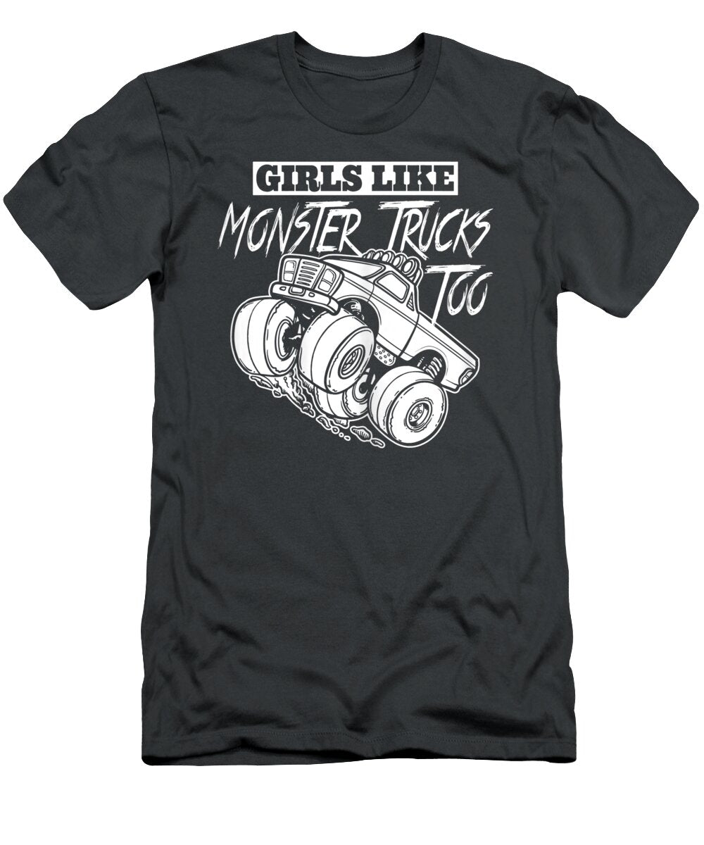 Girl Monster Trucks Too Anh Nguyen T-Shirt