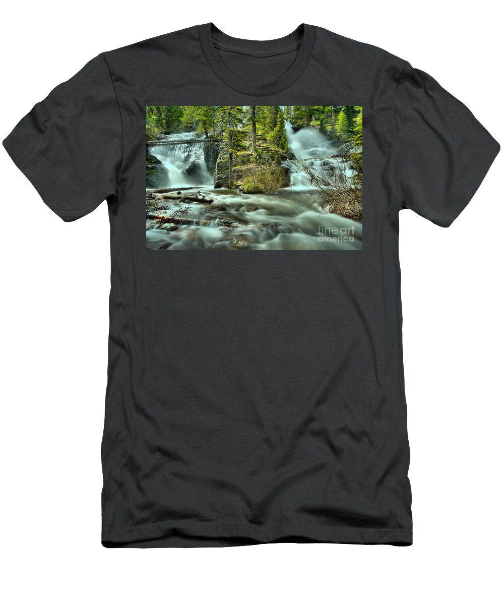Glacier Park Twin Falls Adam Jewell T-Shirt