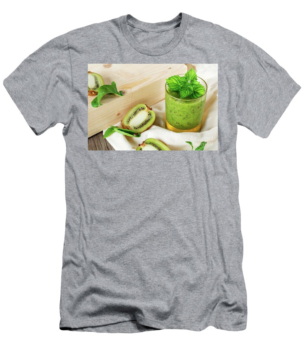 Glass Fruit and Vegetable Smoothies Closeup Igor Koshliaev T-Shirt