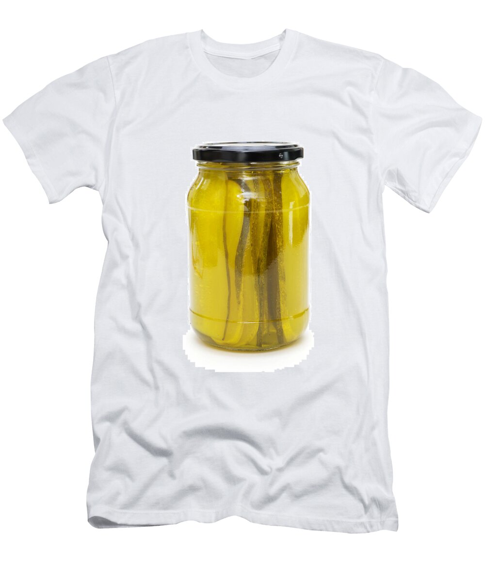Glass Jar of Cucumber Pickles Donald Erickson T-Shirt