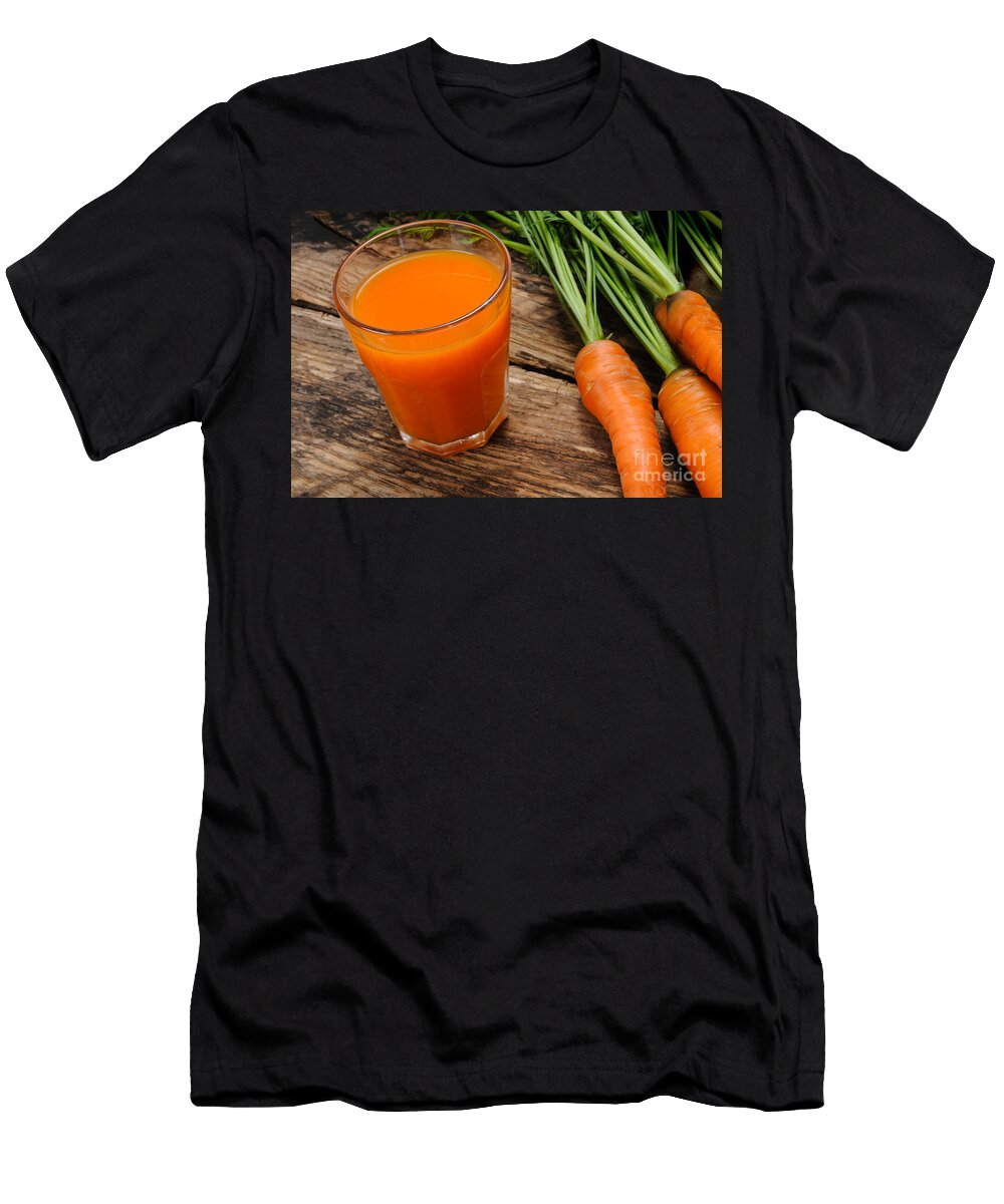 Glass of Carrot Juice Wdnet Studio T-Shirt