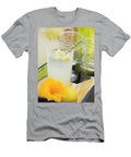 Glass of Lemonade Lemon and Flower on Tray Foodcollection T-Shirt
