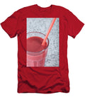 Glass with Strawberry Cocktail on Granite Board B D S T-Shirt