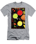 Glasses of Various Smoothies with Straws and Fruits Natalia Klenova T-Shirt
