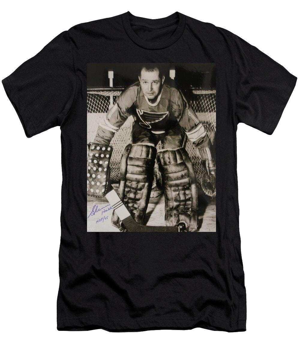 Glenn Hall Poster Detroit Red Wings T-Shirt