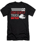 Go Confidently Truck Driver Dump Truck Jacob Zelazny T-Shirt