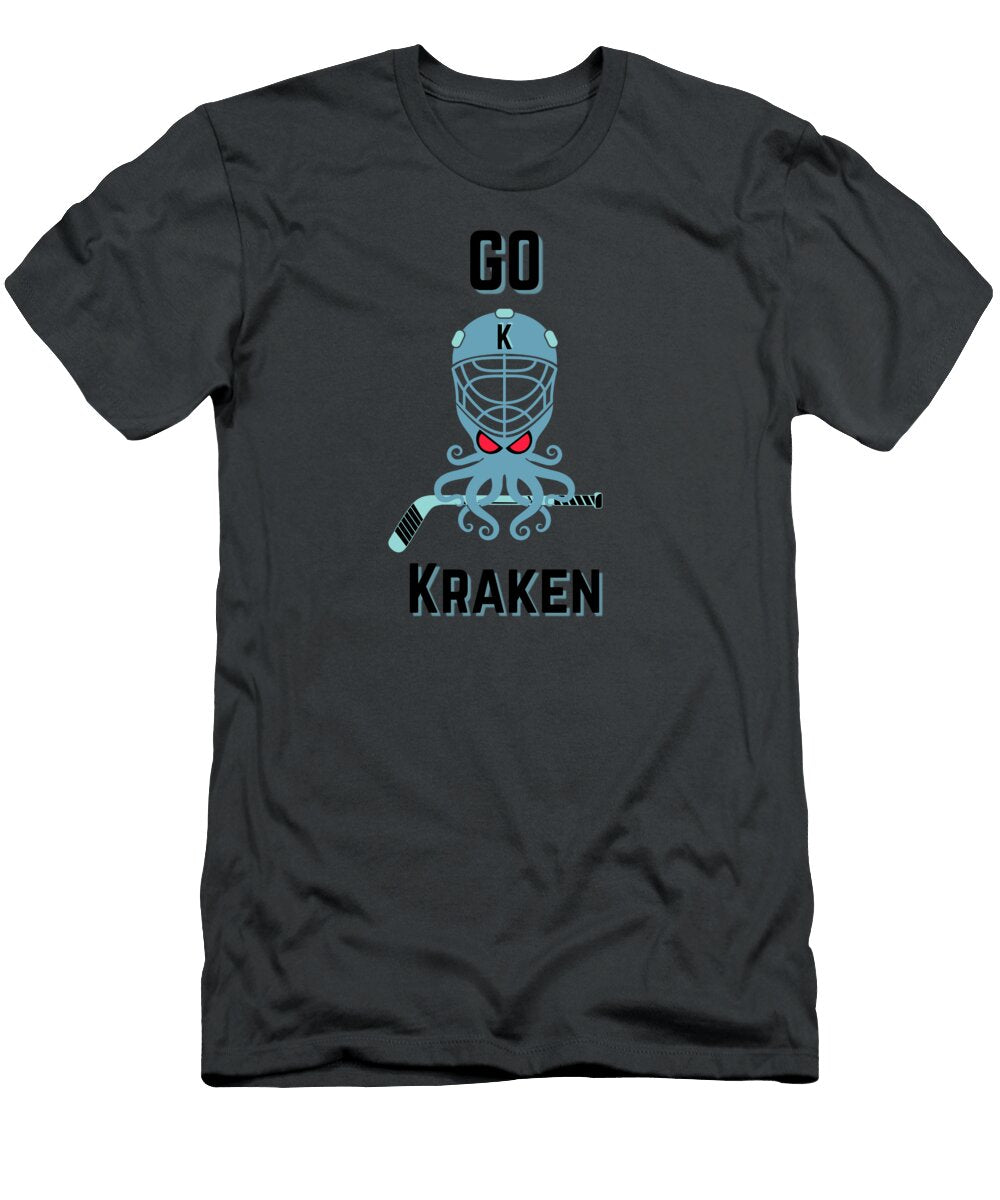 Go Kraken Seattle Kraken Alternative Mascot Joshua Gilbert T-Shirt