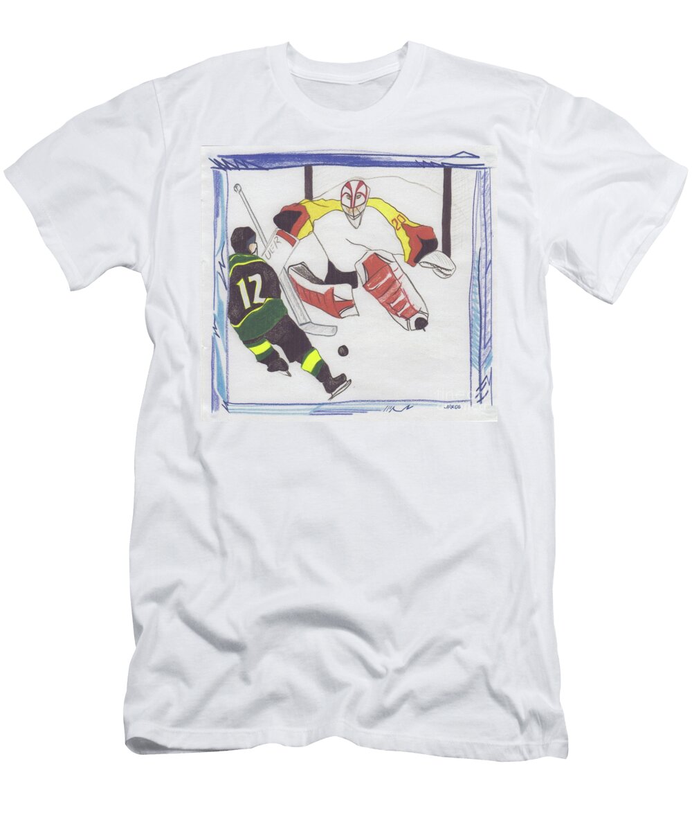 Goalie 1 By Jrr First Star Art T-Shirt