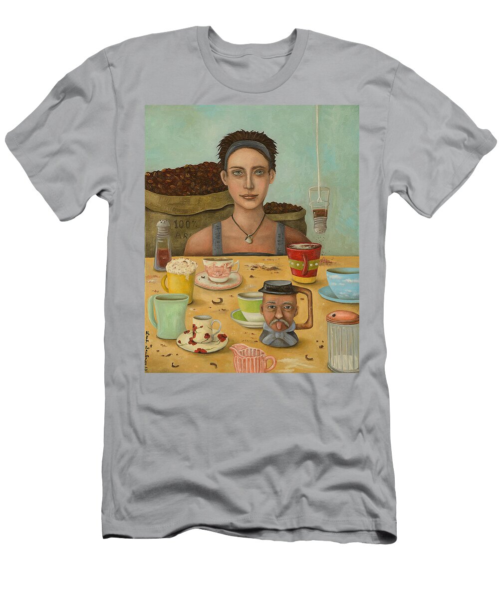 Goddess of Coffee Leah Saulnier the Painting Maniac T-Shirt