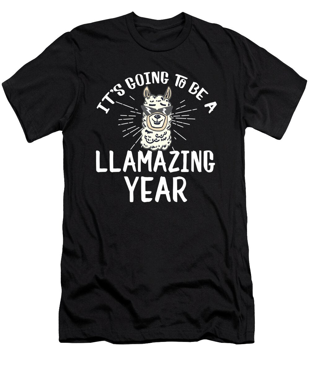 Going to Llamazing Happy New Year 2020 Holiday Gift Haselshirt T-Shirt