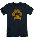 Golden Dancing Daisies Dog Paw Sharon Cummings T-Shirt