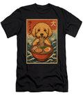 Goldendoodle Eating Ramen Kawaii Dog Lover Zyneu Gangd T-Shirt