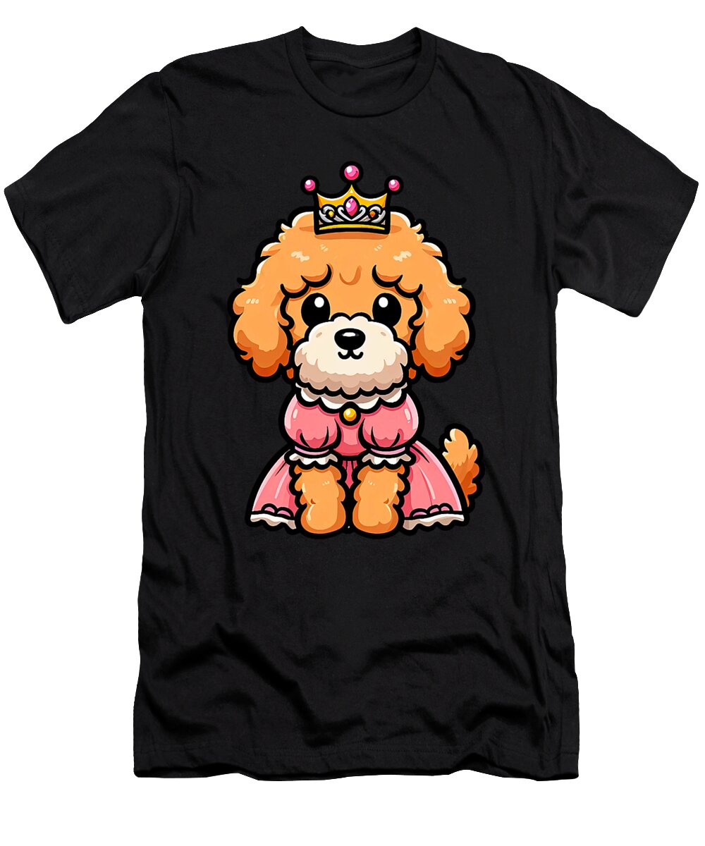 Goldendoodle Princess Funny Dog Royalty Zyneu Gangd T-Shirt