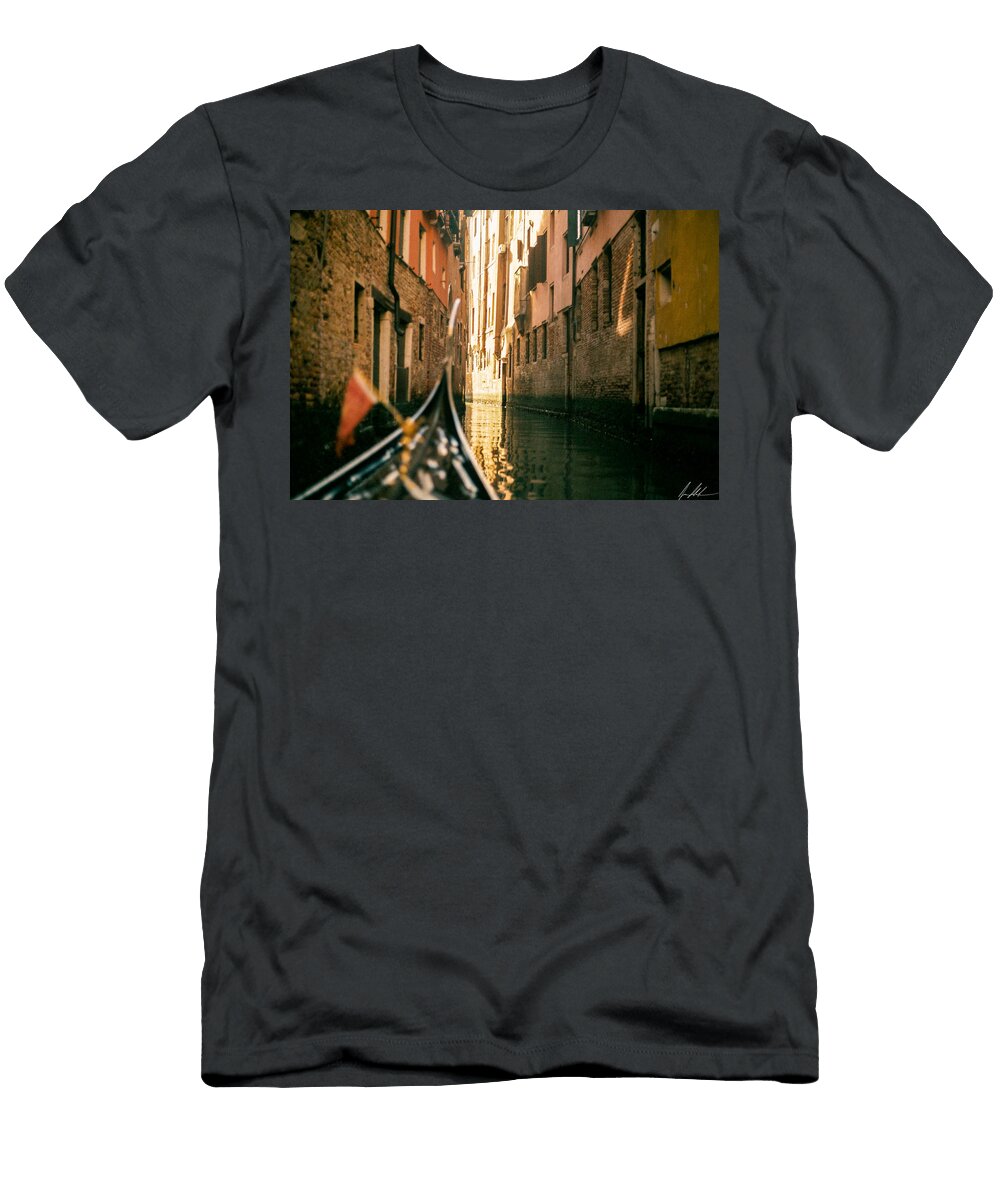Gondola Ride Through Venice James Shaheen T-Shirt
