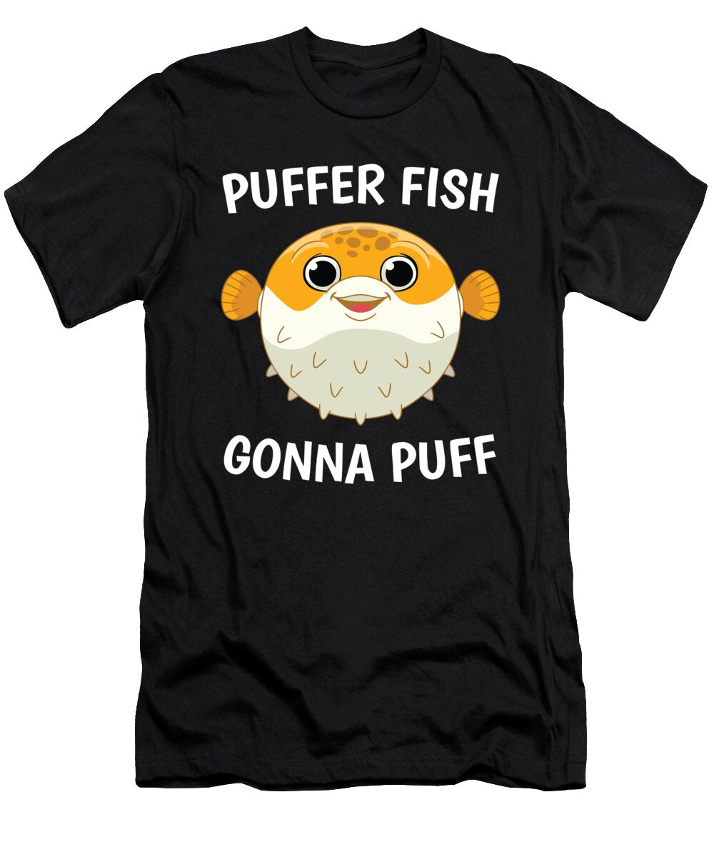 Gonna Puff Puffer Fish Sea Moon T-Shirt