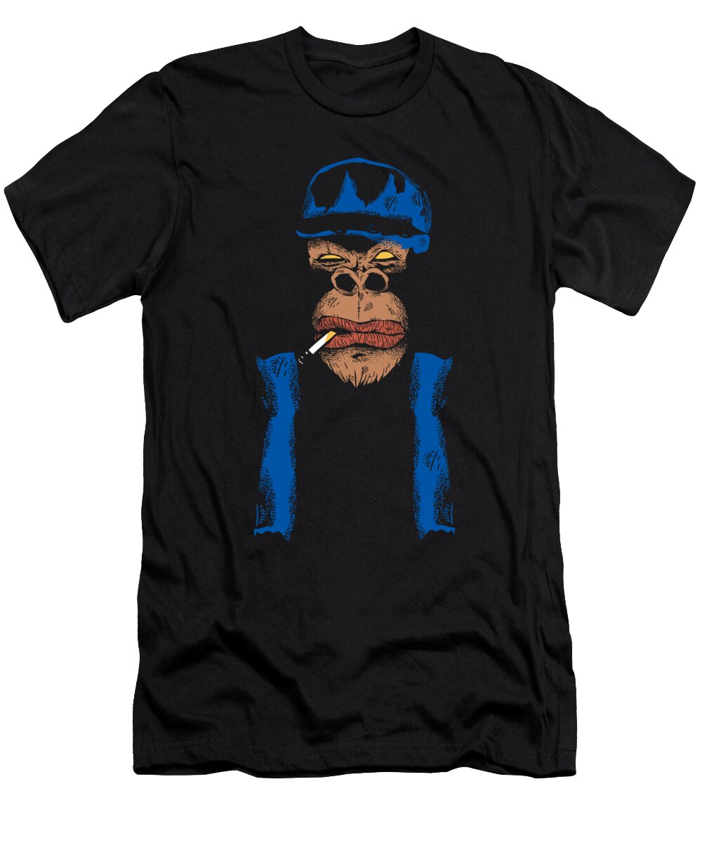 Gorilla Truck Driver Cool Driver Gift Thomas Larch T-Shirt