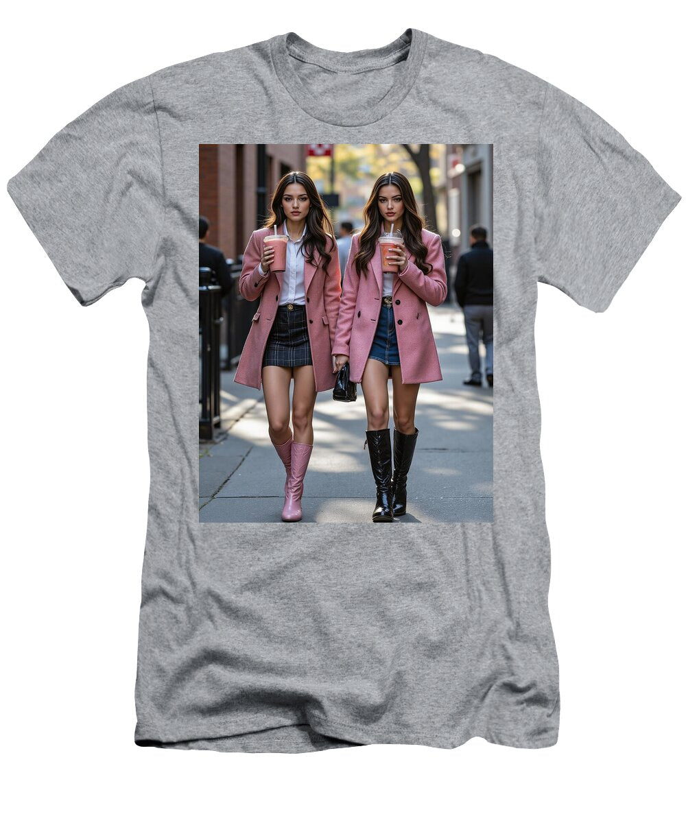 Gossip Girl Blair Waldorf and Serena Van Der Woodson Upper East Side Art 4 Ifeoma Mokolo T-Shirt