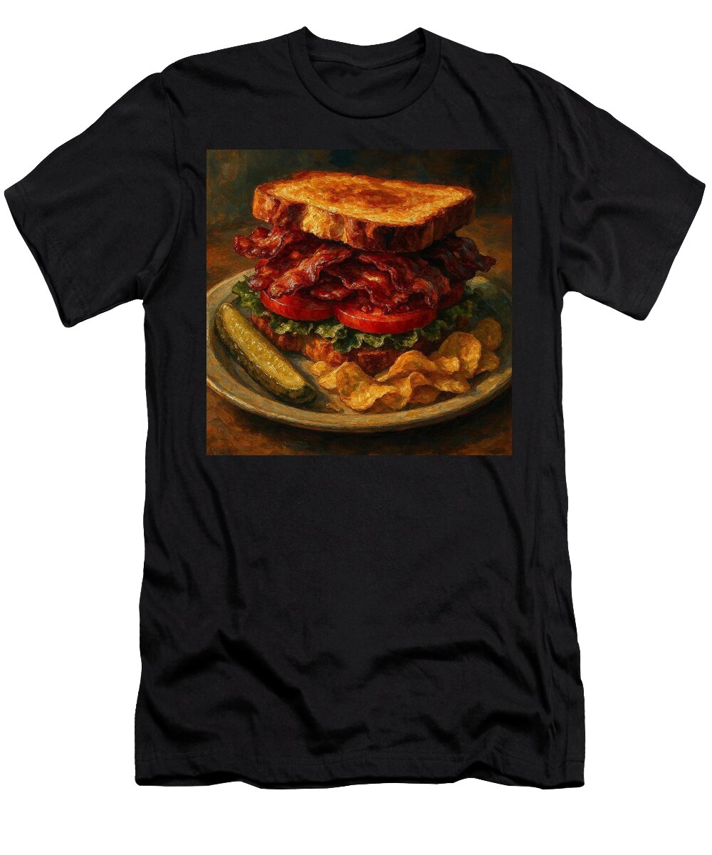 Gourmet Blt Sandwich Delight James Spears T-Shirt