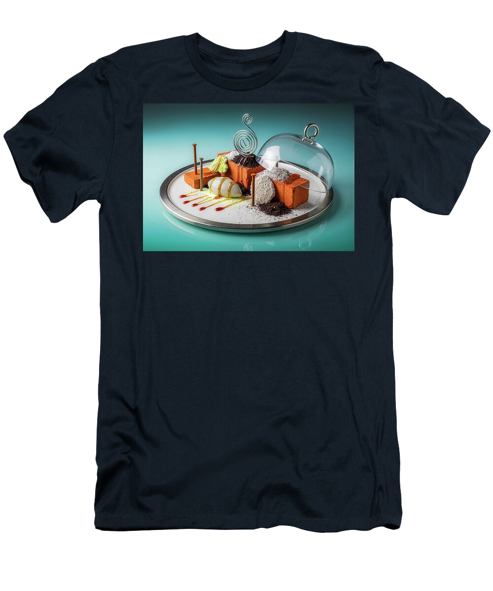 Gourmet Dessert Artfully Plated Caporusso Vitantonio T-Shirt