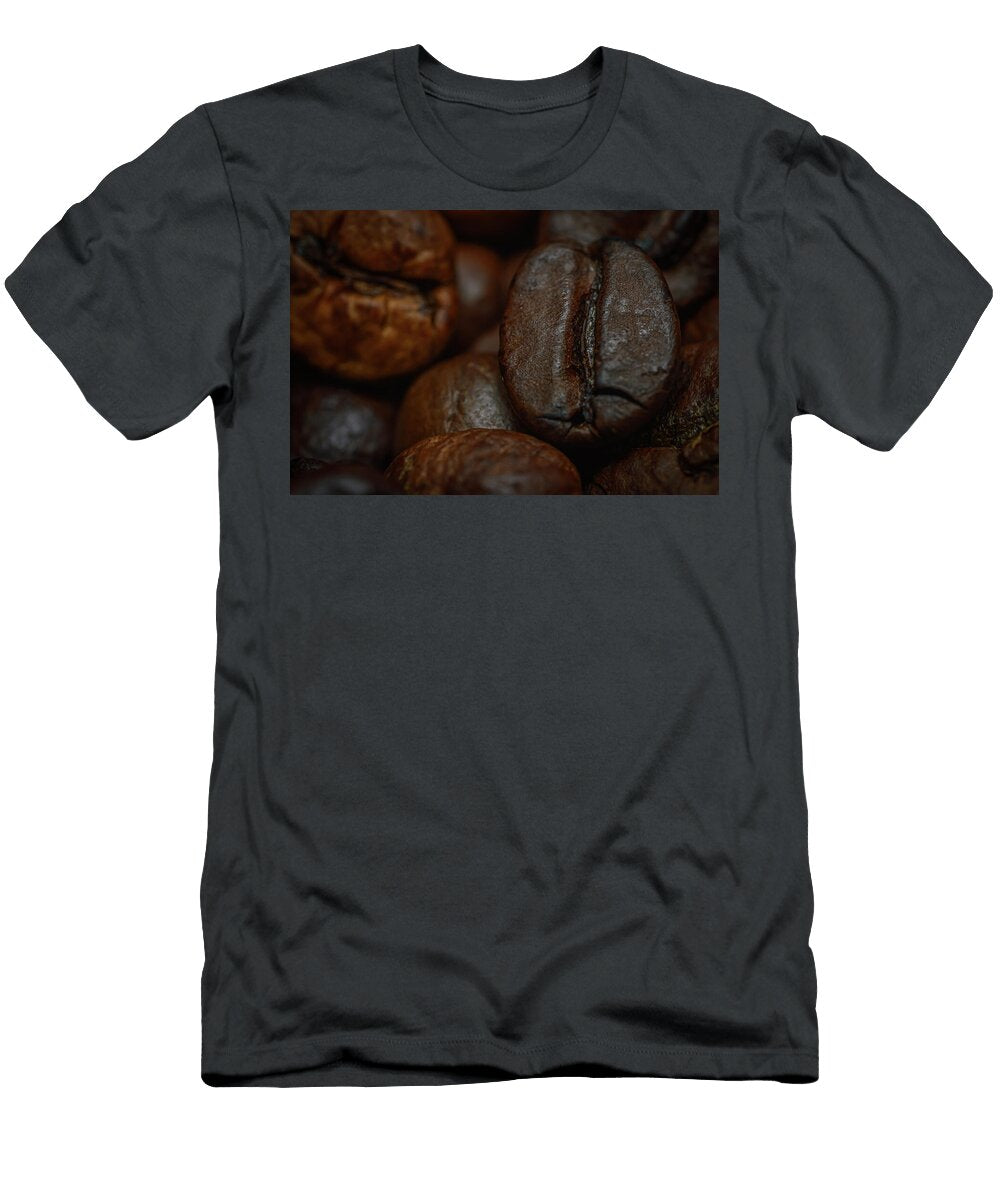 Gourmet Espresso Roast Macro Coffee Bean Textures Ferenc Szabo T-Shirt