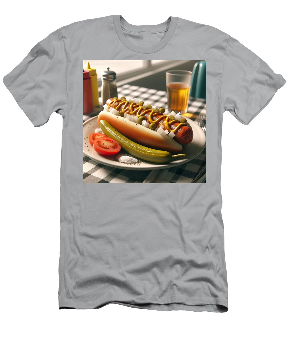 Gourmet Hot Dog Platter James Spears T-Shirt